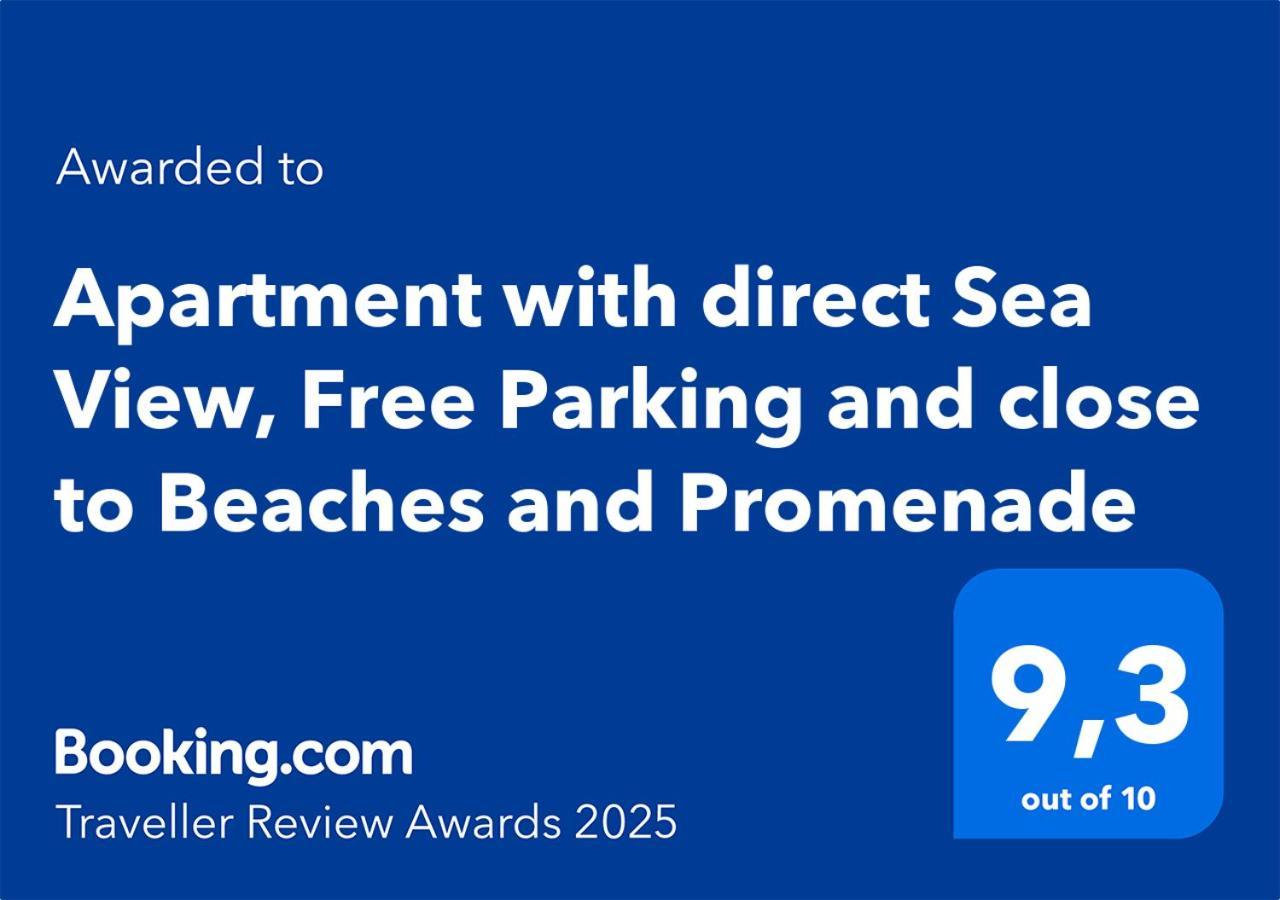 Apartment With Direct Sea View, Free Parking And Close To Beaches And Promenade 洛夫兰 外观 照片